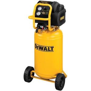 DEWALT Vertical Portable Compressor, 1.9 Hp 225 Psi Oil Free High Pressure Low Noise (D55168)