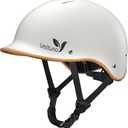 Bike Helmet for Adults, Adjustable Bicycle Helmet for Men & Women, Cycling Helmet with Safety Certified for Scooter, Skateboard, Mountain Bike, Road Bike, Commuting (Medium (21.6-22.8in), White)