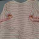 SHEWIN Women Summer Loose Fit Tops Trendy Rib Knit Stripe Shirt Business Dressy Casual 2026, 2XL