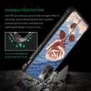 DJSOK Case for iPhone 12 Mini,Luxury Pattern Design Shockproof Rugged Cover,Cases for Man Woman-American Flag Natural Pink Rose