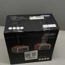 4 Slice Toaster Touch Screen, Stainless Steel Toasters Digital Timer, Dual Control Panel Toasters, 8 Shade Settings 6 Bread Types for Bagel, Cancel, Defrost 1650W