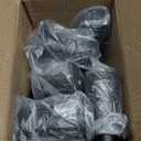 ZOENHOU 8 Packs 4-4.6 Inch Height Black Furniture Adjustable Legs, Stainless Steel Metal Legs, Round Kitchen Feet Adjustable Furniture Supporting Feet for Cabinet, Wardrobe, Sofa, Bed, Desk, Bathroom