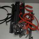 Metal Believe Christmas Stocking Holder Stand with 8 Hooks,Heavy Duty Freestanding Christmas Stocking Holder Stand for Floor.Deluxe Christmas Stocking Stand-Easy Assembly and Stand for Home