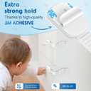 10 Pack Cabinet Locks Baby Proofing, SOGUDE Child Proof Cabinet Locks with 3M Adhesive Child Safety Locks for Refrigerator, Doors, Drawer Locks No Drilling, Cabinet Locks for Babies- White