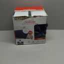 Sunbeam Microplush Queen Electric Heated Blanket with Preheat Feature Two Digital Controller 10-Heat Settings Auto Shut-Off , UL Certified for Safety, Legion Blue, Full