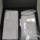 TORRAS Magnetic Shockproof for Samsung Galaxy Z Fold 7 Case Clear with Screen Protector, Fit for MagSafe, 4X Military Grade Hinge Protection, Slim Phone Case for Samsung Z Fold 7, Clear