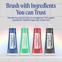 Dr. Bronners All-One Toothpaste 3-Pack Variety (Peppermint, Cinnamon, Anise, 5oz Each) 70% Organic Ingredients, SLS Free Toothpaste, Fluoride Free, Natural, Vegan, Gentle for Sensitive Teeth