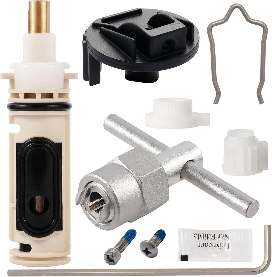 1222 Cartridge Kit for Moen 1222 Replacement Cartridge,Applicable to for Moen Posi Temp Shower Repair - Brass & Plastic,with Removal Tool.