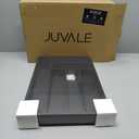 Juvale Bamboo Silverware Organizer for Drawer, Kitchen, 6 Slot Utensil Tray (Black, 17 x 11.75 x 1.75 In)