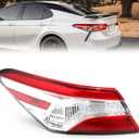 JFN Led Tail Lights Taillights Assembly for 2018-2020 Toyota Camry LE L SE Tail Lamp Replacement 81560-06720 (Driver Side (Left))