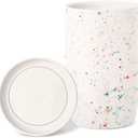 Simple Modern Travel Coffee Mug Tumbler with 360 Lid | Ceramic-Lined Insulated Stainless Steel Cold Brew Iced Coffee Cup | Gifts for Women Men Her Him | Voyager Signature | 12oz | Cream Terrazzo