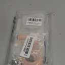 10Pcs Stanley Cup Accessories 9-10mm Stanley Straw Cover Topper Silicone Boot For Stanley Cup Initial Letter Charm Leak Proof Seal Kit Stanley 2.0 30&40oz (Rose Quartz,F)