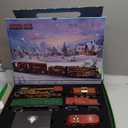 Train Set with Gift Case and Remote Control, Train Toys with Smoke, Light and Sound, Christmas Train Sets for Around The Tree, Toy Train Set for 3 4 5 6 7 8+ Years Old Boys Toddlers Gifts