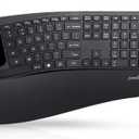 Perixx Periduo-505, Wired USB Ergonomic Split Keyboard and Vertical Mouse Combo with Adjustable Palm Rest and Short Tactical Membrane Keys, US English Layout