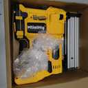 Cordless 2" Brad Nailer Compatible with Dewalt 20V Battery (No Battery), 2-in-1 Electric Nail Gun/Staple Gun, 18 Gauge Nail Gun Battery Powered with 1000 Nails for Wood Carpentry