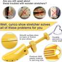 cyrico Shoe Stretcher Women 4-way Shoe Expander Widener Shoe Tree Shape for Wide Feet