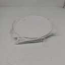 KX-WARE Melamine Plate, 11-inch Dinner Plates with Rope Edge Design, set of 6 White