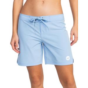 Roxy Womens Board Shorts 7" Inseam  Quick Dry Swim Shorts, Swimsuit Bottom, Bikini Cover Up, Beachwear (Large, Bel Air)