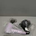 Fast-Drying Ionic Hair Dryer,1875 Watt High-Speed Ionic Blow Dryer with Diffuser/Concentrator/Comb Nozzle,LED Temp Display,Intelligent Temp Control,Low Noise for Home Salon Travel (Purple)