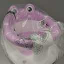 Baby Bath Seat for Babies 6 Months & Up - Toddler Bath Seats for Baby Sitting Up with 4 Suction Cups & Soft Cushion, Non-Slip Infants Shower Bathtub Chair for Newborn Girls, Purple