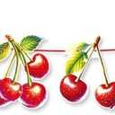 Cherry Theme Birthday Party Decorations ,Includes Happy Birthday Banner, Cherry Banner Hanging Swirls,Vibrant & Fun for Girl Princess Birth Party Cake Table Supplies Decor (Red)