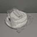 VIVIRBIEN Wooden Cupcake Stand Holder3-Tierd 14in White Round Cake Stand with Beads,Dessert Table Display for 30 Cupcakes,Easy to Assemble and with Instruction,Great for Wedding/Party/Birthday/Home Decor