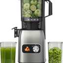 Juicer Machines, 5.3" Wide Feed Chute Cold Press Juicer for Whole Fruits & Vegetables, High Juice Yield with 2 Cups, Easy to Clean, Masticating Juicers Machine for Home Kitchen
