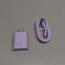 Super Fast Charger Type C,25W PD USB C Wall Charger Block & C to C Cable 6ft for Samsung Galaxy S25/S24 Ultra/S24/S24+/S23 Ultra/S23/S23+/S22/S22 Ultra/S22+/S21 Ultra/S20 Ultra/Note 20/Note 10 (Purple)