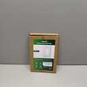 4-Pack Decorator Outlet Cover Plate, White Decorative Switch Plates and Outlet Covers, Natural Bamboo Fiber Wall Plates for Electrical Outlets, Receptacle, GFCI Outlet, Dimmer Switch