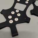 Ice Cleats crampons for Shoes and Boots, Ice Snow Grips for Winter Walking Traction, Anti-Slip Ice Traction Cleats with 10 Steel Studs Crampons Gripper Spikes for Shoes Men Women (Small)