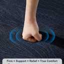 Extra Firm Mattress Topper Full Size, 4 Inch High Density Cooling Memory Foam Mattress Topper For Back Pain Relief, Cooling Gel Infused Bed Topper with Washable Cover, CertiPUR-US, 120-Night Trial