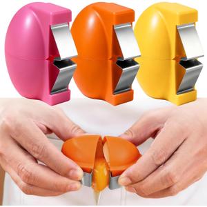 3 x Egg Shell Opener 3 Pack, 2026 Upgraded Egg Cracker Tool for Raw Eggs, Stainless Steel Egg Topper Cutter, Egg Separator & Egg Peeler Kitchen Gadget for Home Cooking Baking