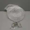 Sintuff 3 Pcs Acrylic Cake Stand with LED Lights 8'', 10'', 12'' Clear Fillable Cake Riser Round 3 Tier Case Box for Wedding Birthday Holiday Party Food Display, 3 Sizes