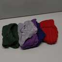 EBOOT 18 Inch Knitted Christmas Stockings Bulk Large Cable Knit Christmas Stockings Farmhouse Xmas Decorations Hanging Wall Fireplace Party Supplies(6 Pcs,White/Green/Red/Blue/Gray/Purple)