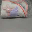 The Peanutshell Nursery Bundle: Crib Sheet & Floral Baby Tummy Time Mat & Nursery Decor & Plush Rabbit Security Blanket Play Toy