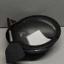 Carbon Steel Wok - Including Glass Cover and Silicone Spatula, 13-Inch Woks & Stir-Fry Pans for Induction, Electric, Gas Stoves