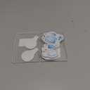 40pcs Blue hot air balloon Cupcake Toppers Baby Shower Gender Disclosure Party Kids Birthday Party Cake Decorations Supplies