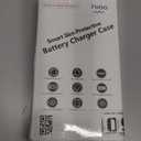 Battery Case for iPhone 15/15 Pro, Charging Case with Stand 7000mAh Rechargeable Ultra-Slim Anti-Fall Protection Extended Battery Pack Charger Cover for iPhone 15/15 Pro Battery Case 6.1" Black