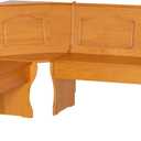 Linon Chelsea Kitchen-Nook Corner Unit, Natural