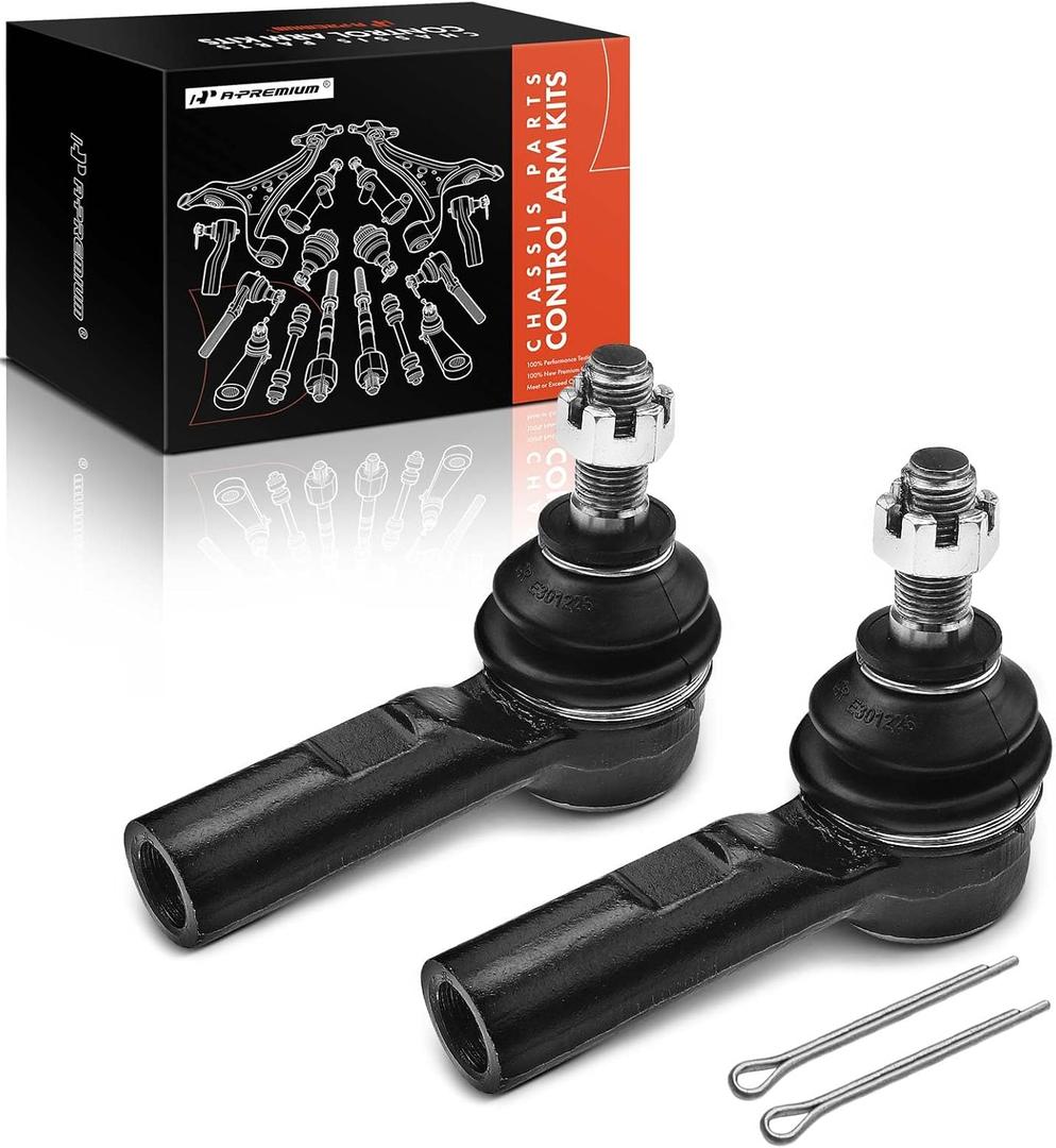 A-Premium 2 x Front Outer Tie Rod Ends, Compatible with Toyota Camry 92-01, Sienna 98-03, Avalon 95-04, Yaris 12-16, Solara 99-03 & Lexus RX300 99-03, ES300 92-01 & Scion xD 08-14