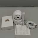 3MP Security Camera Outdoor - 2.4G/5G Wi-Fi, 24/7 Recording Wired Power, 360 Pan-Tilt View, Motion Tracking, Color Night Vision, 2-Way Audio, Works with Alexa, Cloud & SD Card Storage, IP66 (White)