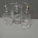 Refillable Clear Soap Dispenser Bottles with Pump, 16 oz (3 Pack) | BPA-Free Plastic Boston Round Containers for Hand Soap, Lotion, Shampoo, Kitchen & Bath