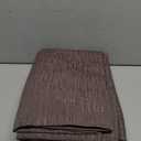 MIULEE 100% Blackout Linen Curtains for Bedroom Thermal Insulated Brown Grommet Room Darkening Curtains & Drapes Fall Decor for Living Room Nursery 52 x 84 Inch (2 Panels)