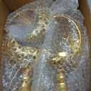 Yungyan 3 Pcs Ramadan Candlestick Holder Eid Mubarak Metal Moon Shape Tealight Candle Holder Ramadan Candle Stand Table Centerpieces for Islamic Party Wedding Festival Gift Decor