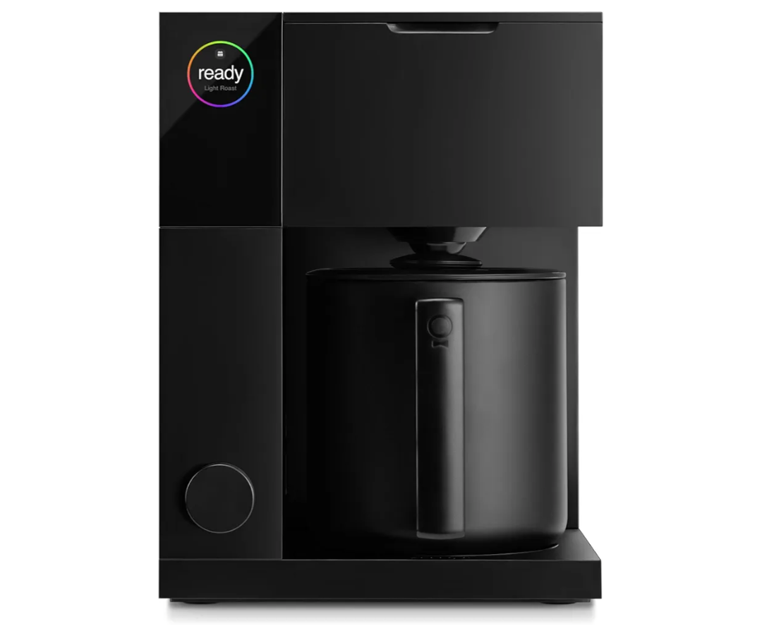 Fellow Aiden Precision Drip Coffee Maker, Thermal Carafe, Perfect Temperature Control, Bloom Cycle, Single Serve to 10 Cup Capacity, Matte Black