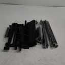 Kitsure Shoe Rack - Non-Woven Shoe Rack Shelf, Shoe Organizer for Closet, Entryway, Garage & Corridor, Stackable Shoe Shelves, 27.5" Wide - 5 Tier, Black