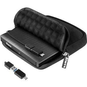 External USB 3.0 TypeC CD DVD +/RW Drive  Portable CD ROM Reader & DVD Burner with Protective Carrying Case for Laptop/Desktop PC/Mac/Windows/Linux