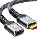 Highwings 8K 4K HDMI Extender Cable, Short HDMI Extension Cable 2.1 4K@30Hz/ 60Hz/ 120Hz, Ultra high Speed HDMI Adapter Male to Female Compatible with PS5 Roku Stick Blu Ray Player HDTV Laptop 3FT