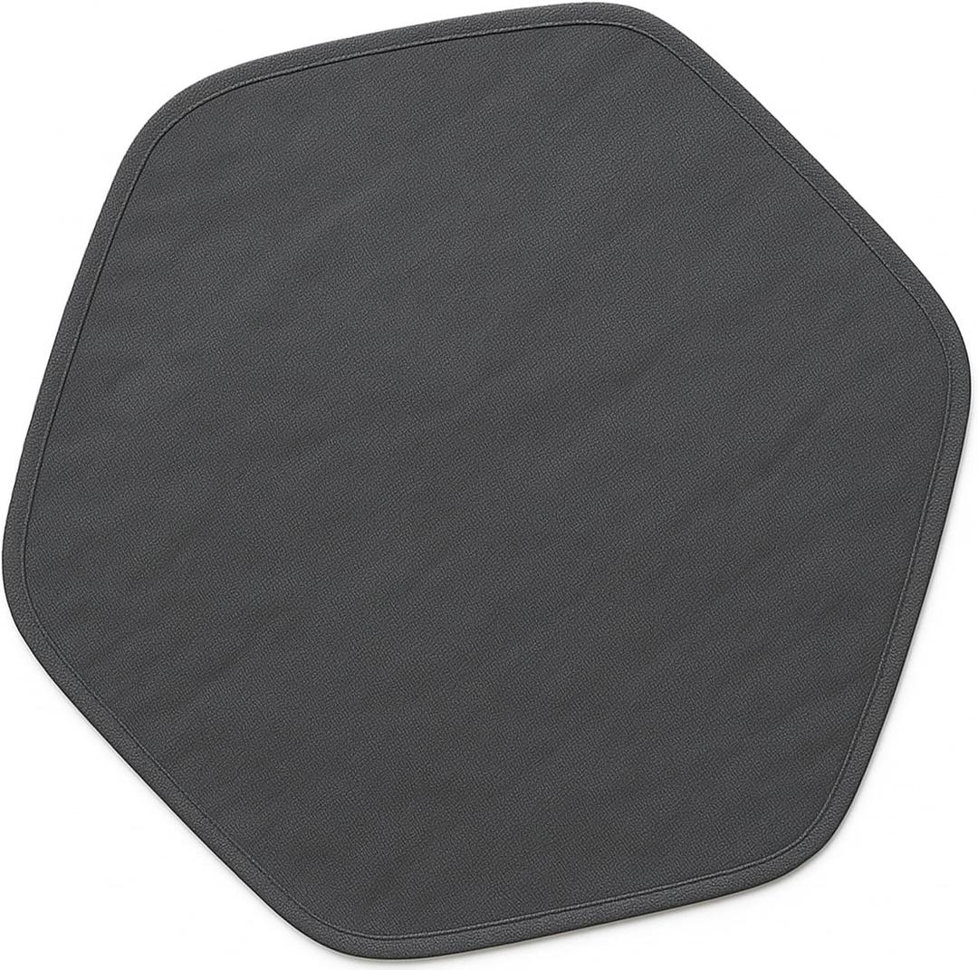 Amakunft Waterproof Hexagon Playpen Mat Washable Pee Pad Fit with Small Animal Playpen (42.5in x 41in) Reusable Pet Bedding Liner for Guinea Pig, Rabbit, Hamster, Chinchilla, Hedgehog Indoor/Outdoor (1pc)