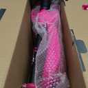 Hurtle 3-Wheeled Scooter for Kids - Wheel LED Lights, Adjustable Lean-to-Steer Handlebar, and Foldable Seat - Sit or Stand Ride with Brake for Boys and Girls Ages 1-14 Years Old (Pink)